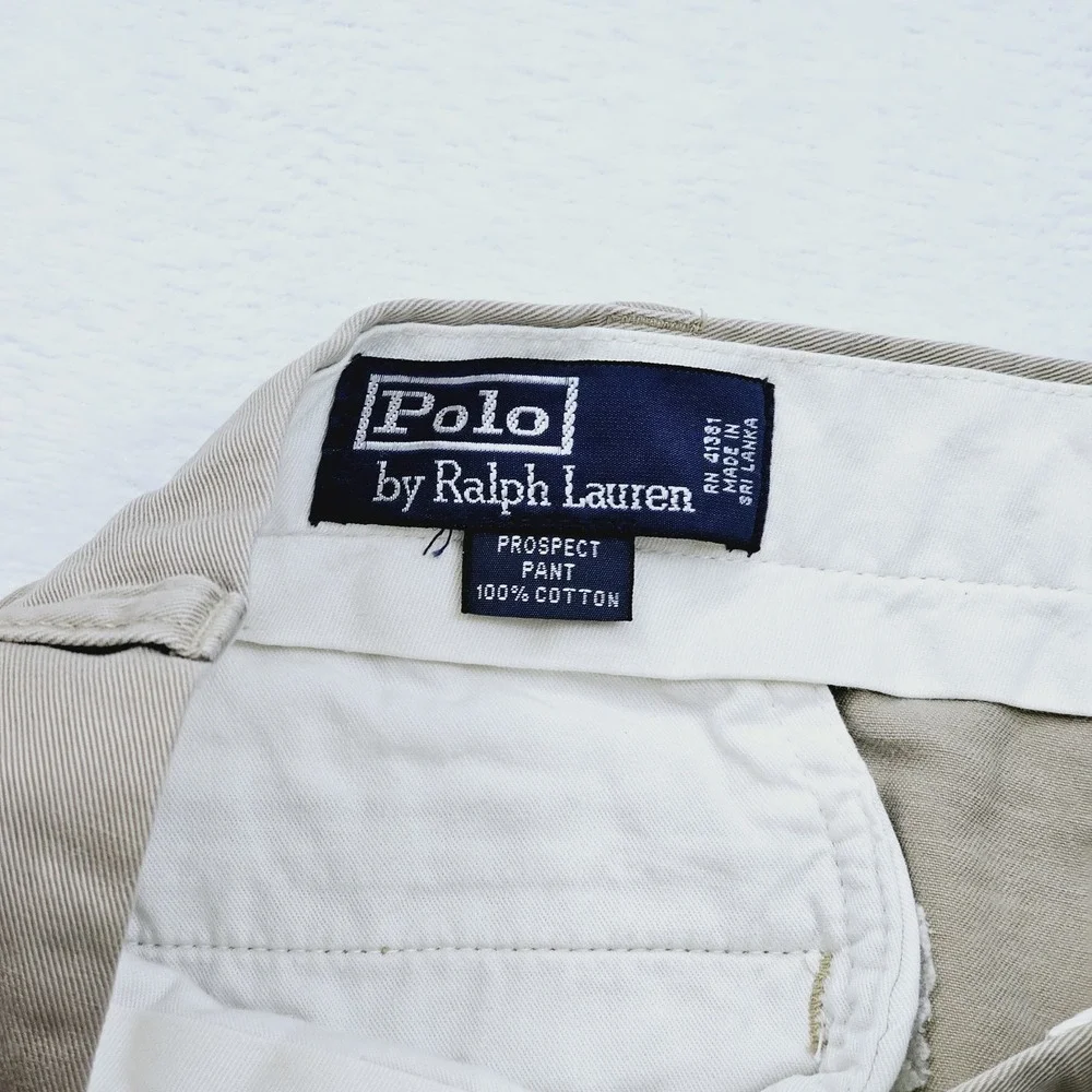 Polo Ralph Lauren Prospect Pants Mens 38W 31L Chino Casual Cotton Preppy Classic